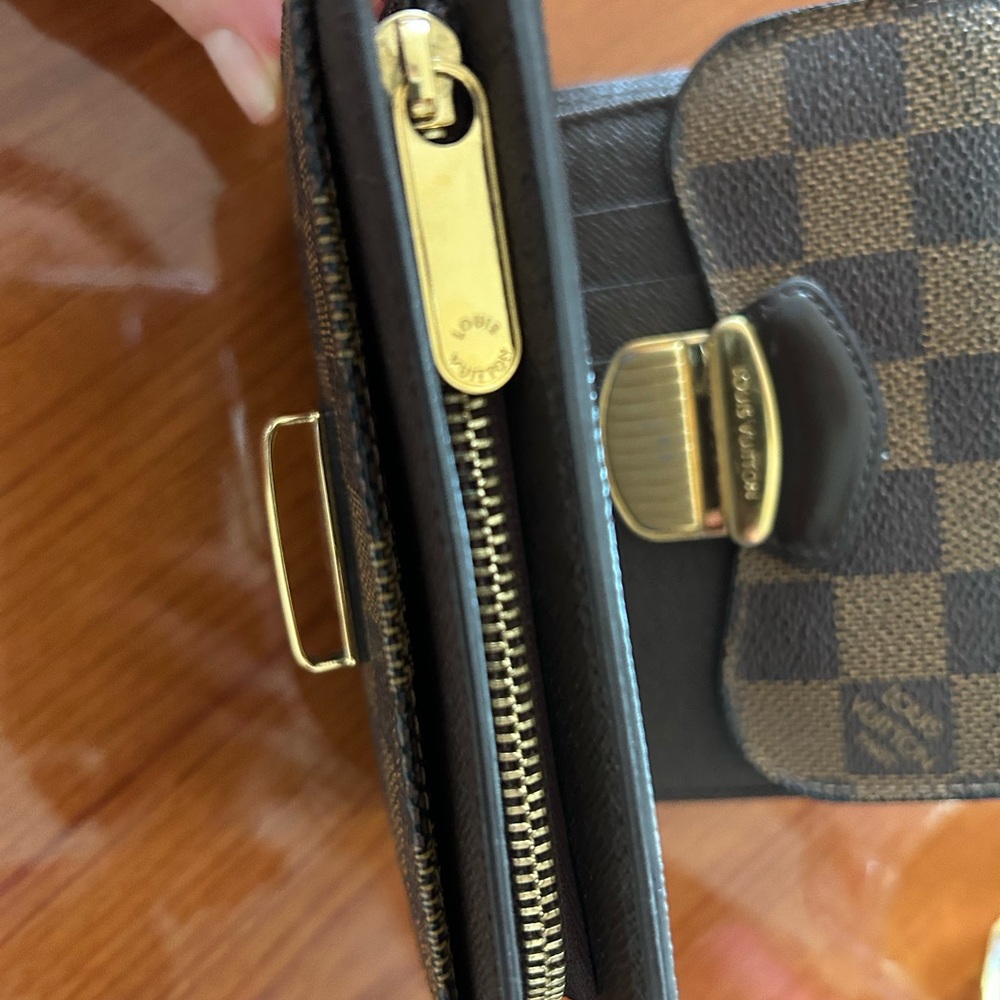 Louis Vuitton Checkered Damier Wallet pocket photo pocket zippy - Picture 8 of 12